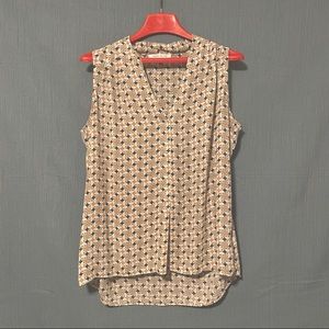 Art Deco Print Blouse